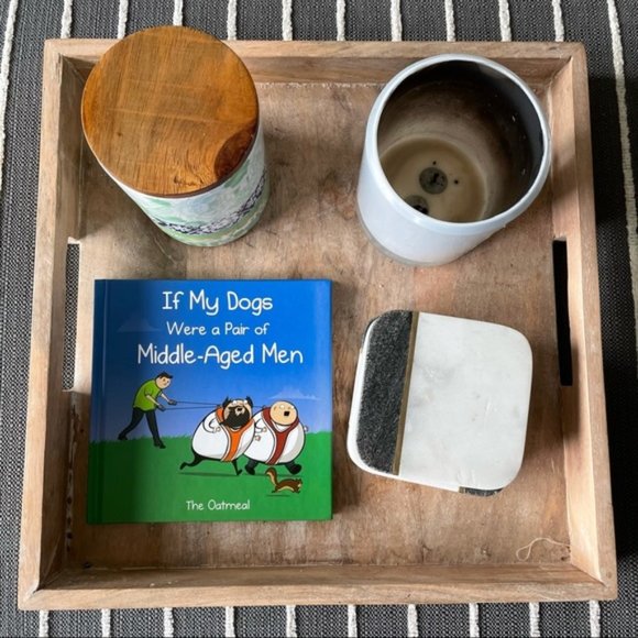 The Oatmeal | "If My Dogs were a pair of Middle Aged Men" Hardcover Book - Picture 1 of 3